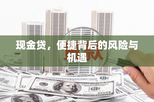 翠屏现金贷，便捷背后的风险与机遇