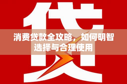 翠屏消费贷款全攻略，如何明智选择与合理使用