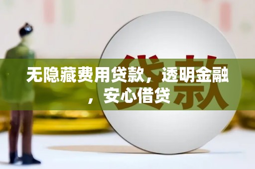 翠屏无隐藏费用贷款，透明金融，安心借贷