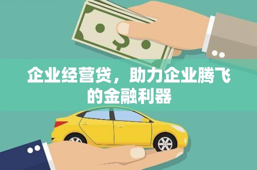 翠屏企业经营贷，助力企业腾飞的金融利器
