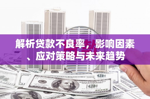 翠屏解析贷款不良率，影响因素、应对策略与未来趋势