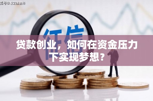 翠屏贷款创业，如何在资金压力下实现梦想？