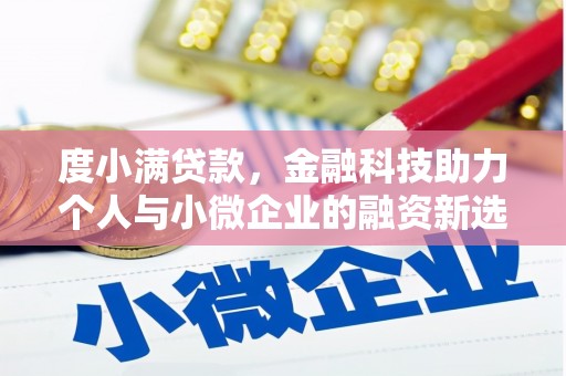 翠屏度小满贷款，金融科技助力个人与小微企业的融资新选择