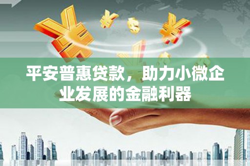 翠屏平安普惠贷款，助力小微企业发展的金融利器
