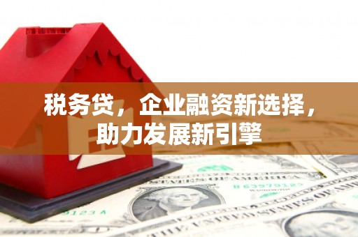 翠屏税务贷，企业融资新选择，助力发展新引擎