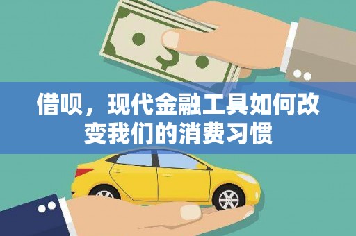 翠屏借呗，现代金融工具如何改变我们的消费习惯