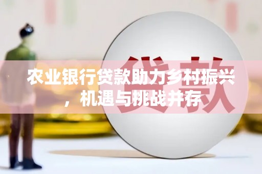 翠屏农业银行贷款助力乡村振兴，机遇与挑战并存
